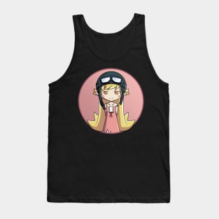 Oshino Shinobu (Monogatari Series) "Pilot Hat" redraw Tank Top